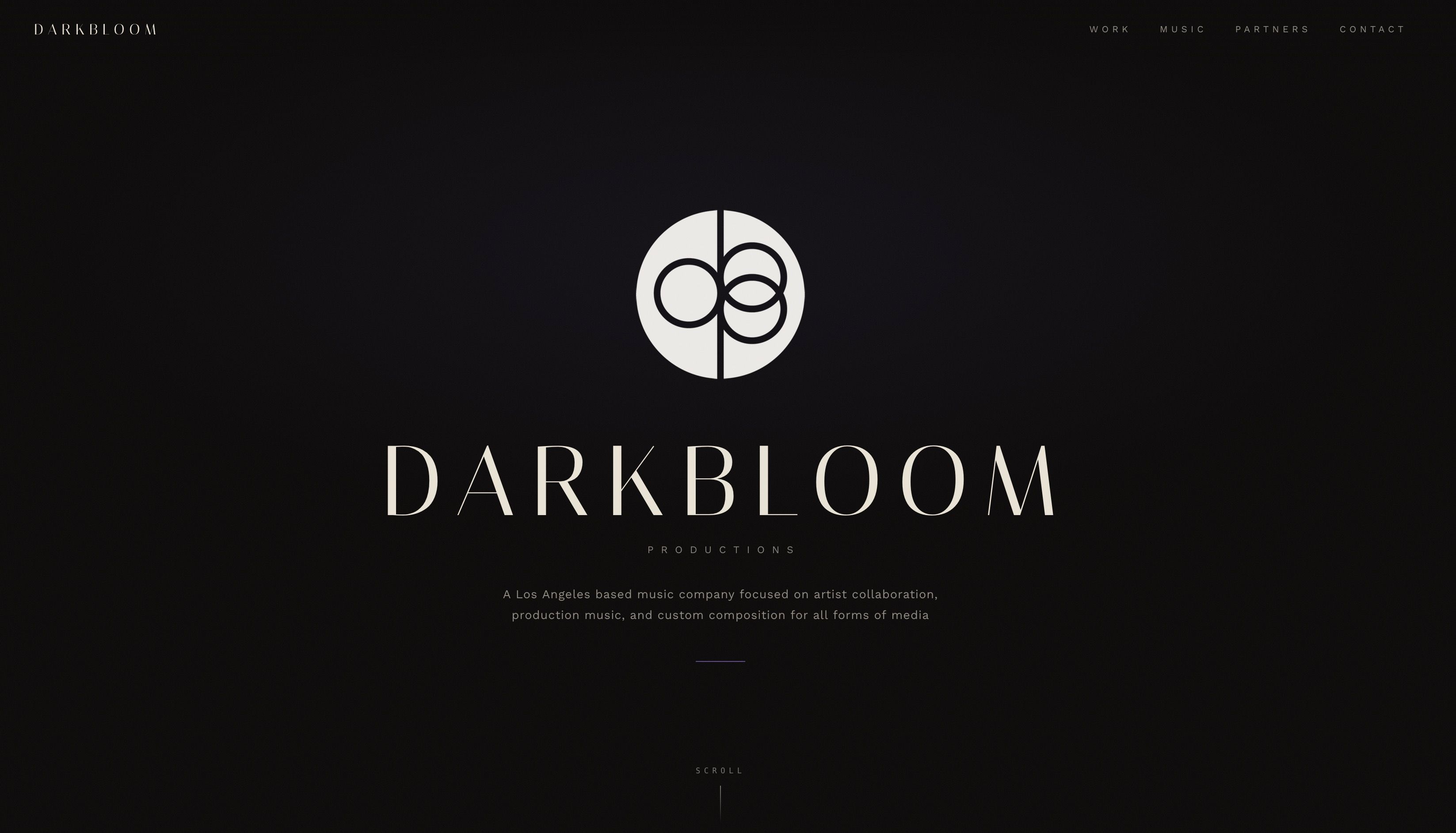 The Darkbloom Productions site
